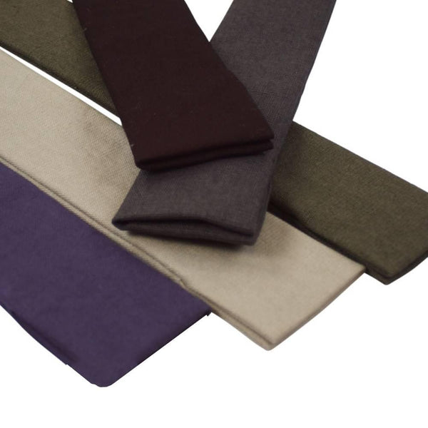 Yamani Cotton Olive Japanese Sensu Case Folding Fan Cloth Bag 23.5cm