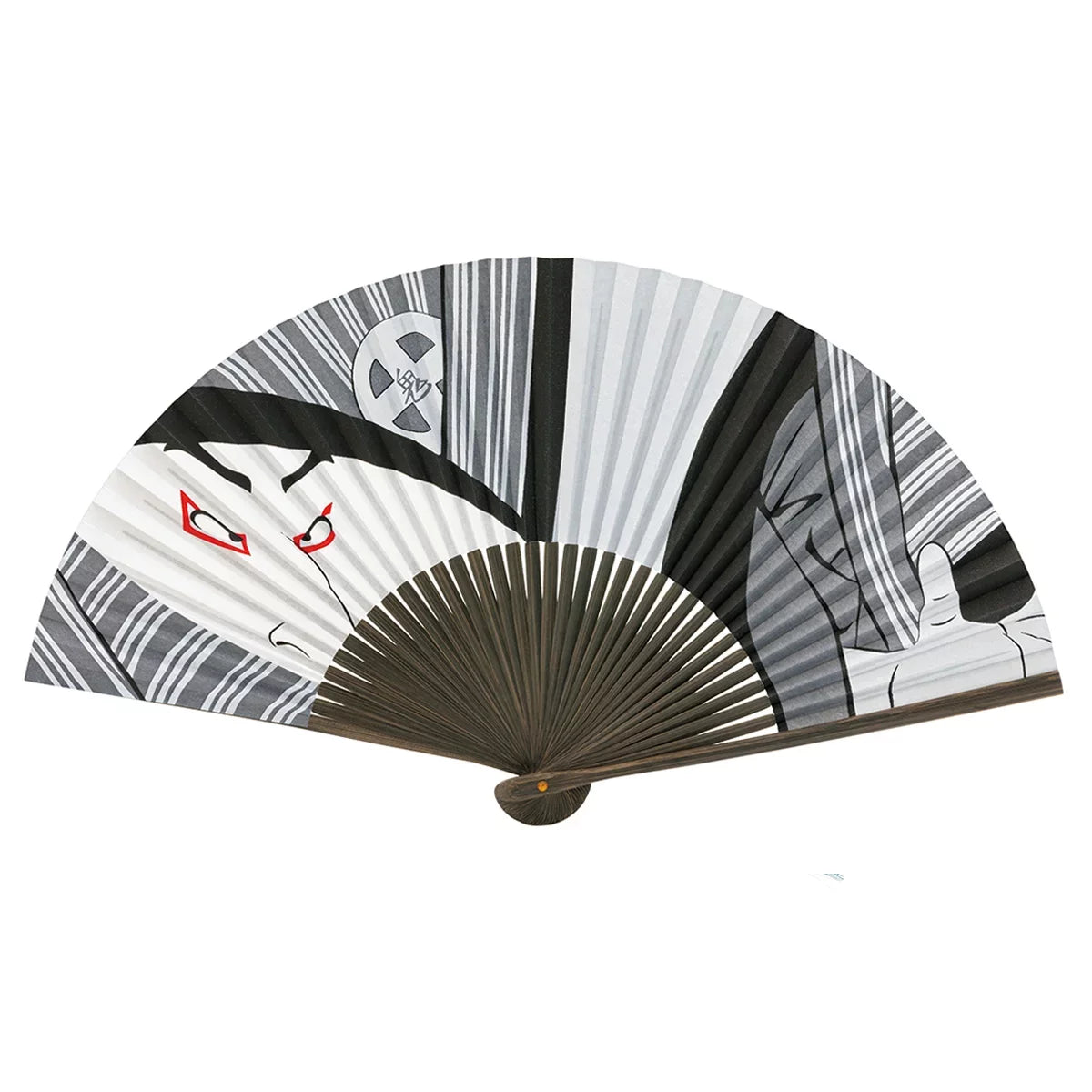 Yamani Kabuki Design Japanese Sensu Folding Fan 21.5cm