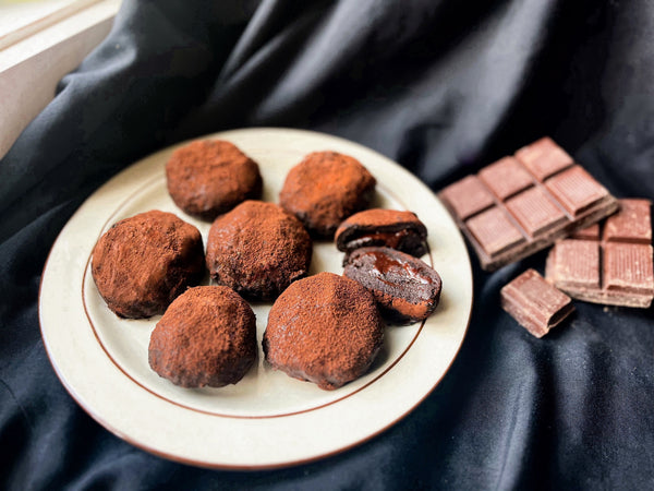 How To Make Chocolate Mochi (Chocolate Ganache Filled Mochi)