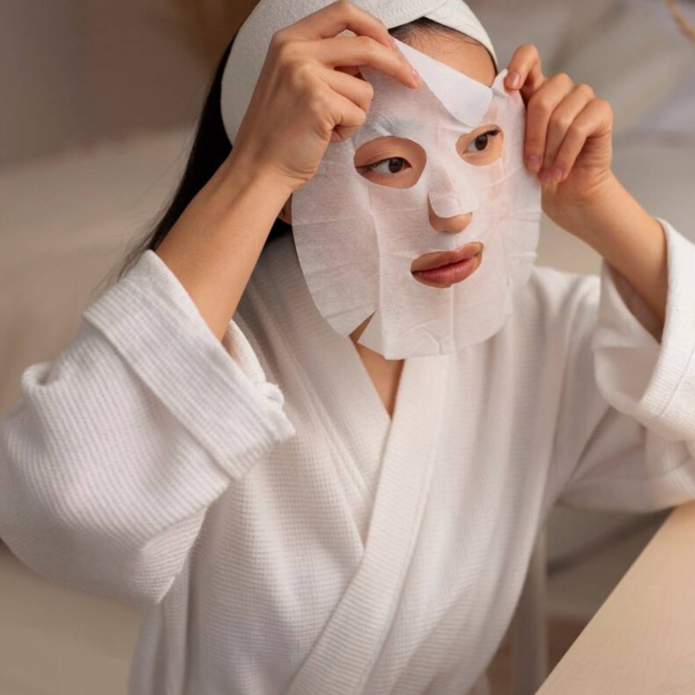 Kracie Hadabisei 3D Face Mask Super Moisturizing 4 Sheets