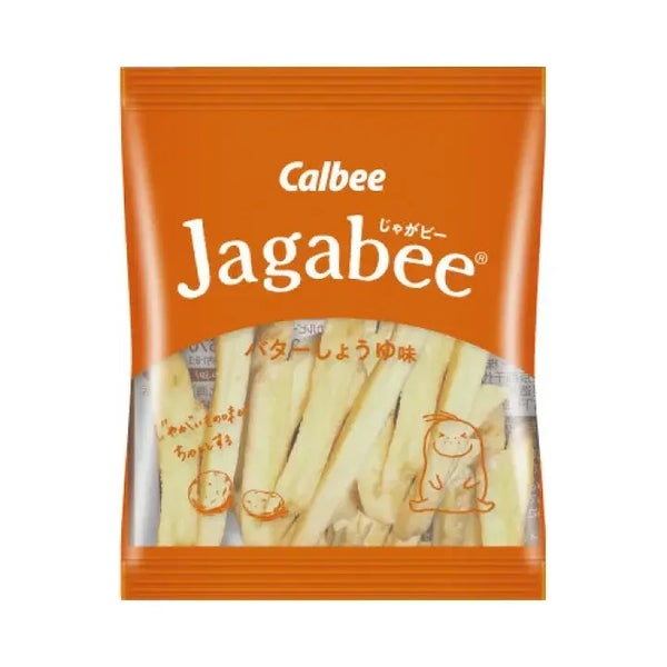 Calbee Jagabee Potato Sticks Snack Butter Soy Sauce 75g