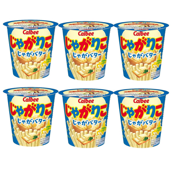 Calbee Jagarico Hokkaido Butter Potato Sticks (Pack of 6)