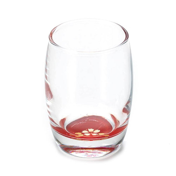 Isuke Shot Glass Sake Cup Lacquered Sakura Cherry Blossom Design