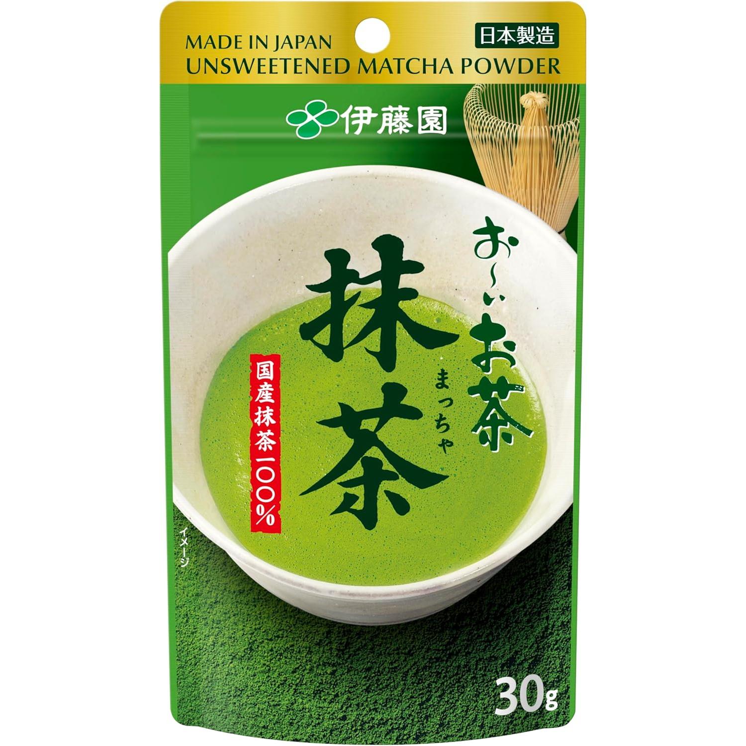 Itoen Oi Ocha Real Japanese Matcha Powder Unsweetened 30g