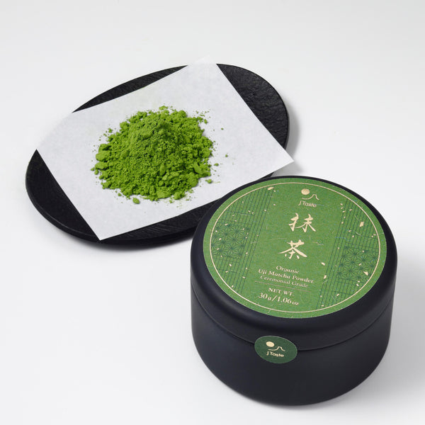 J Taste Ceremonial Grade Organic Uji Matcha Powder 30g