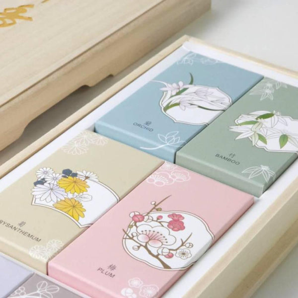 Kousaido 5 Flowers Scent Short Incense Sticks 6-Pack Box