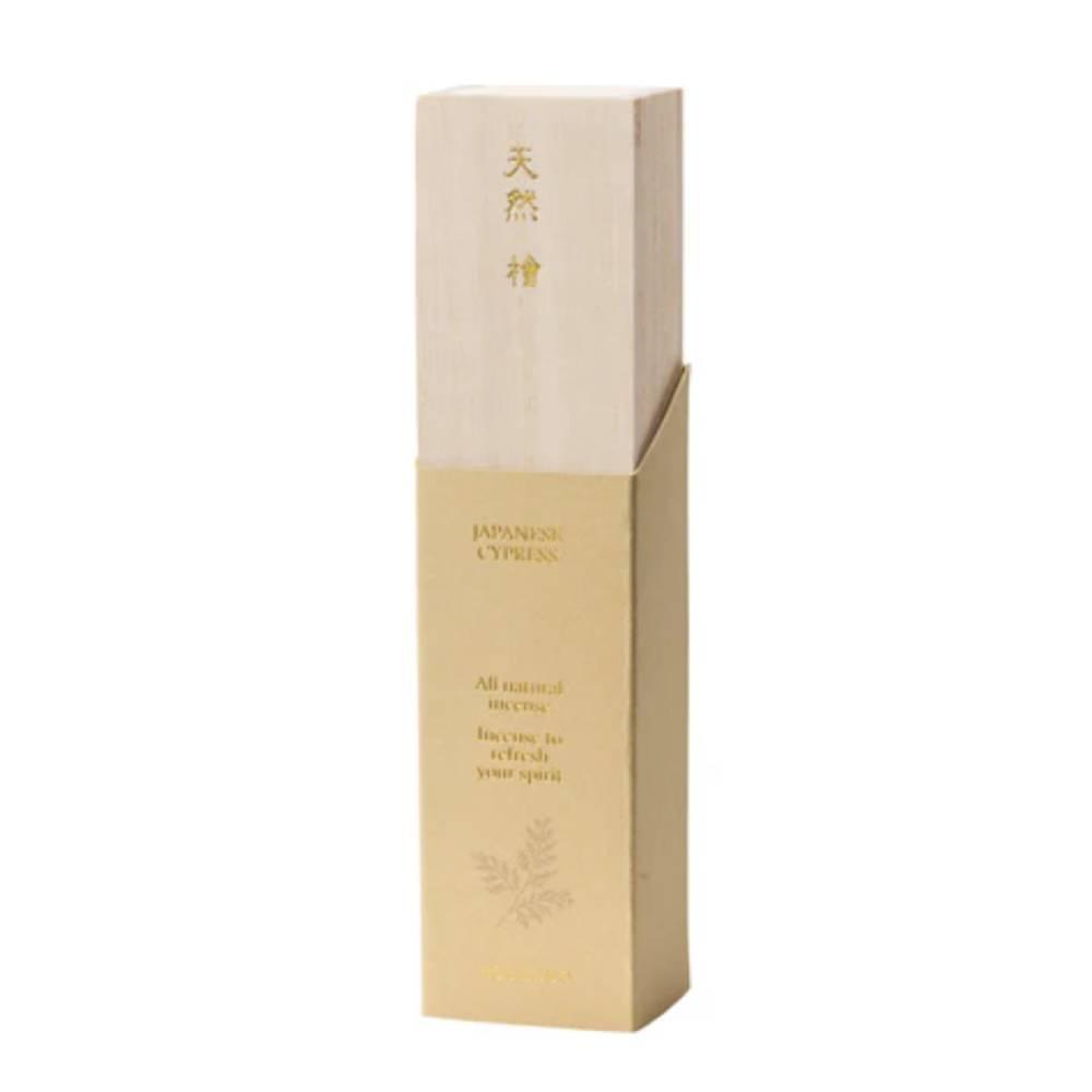 Kousaido All Natural Hinoki Cypress Incense in Wooden Box 20 Sticks