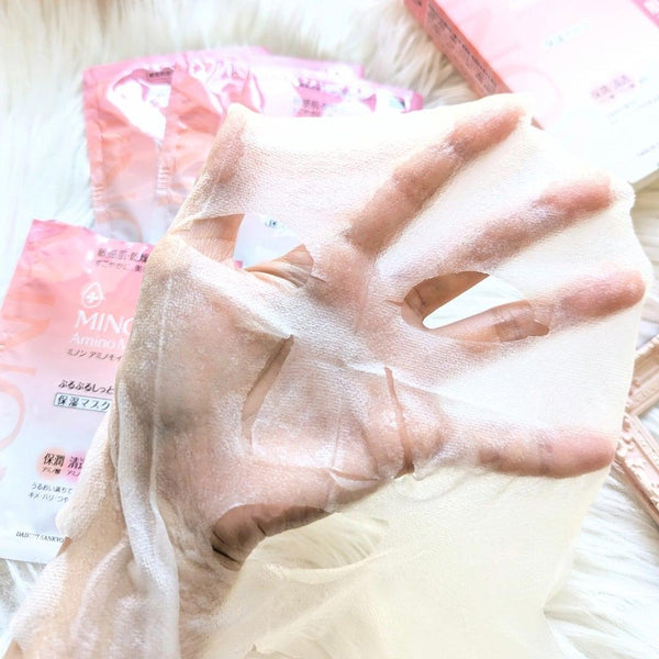 Minon Amino Moist High Moisture Face Mask for Sensitive Skin 4 Sheets