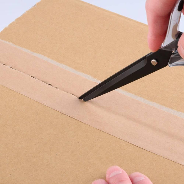 Nikken Smart Scissors Non-Stick Office Scissors With Box Cutter 200mm